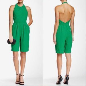 Cece by Cynthia Steffe Halter Jumpsuit (Green)